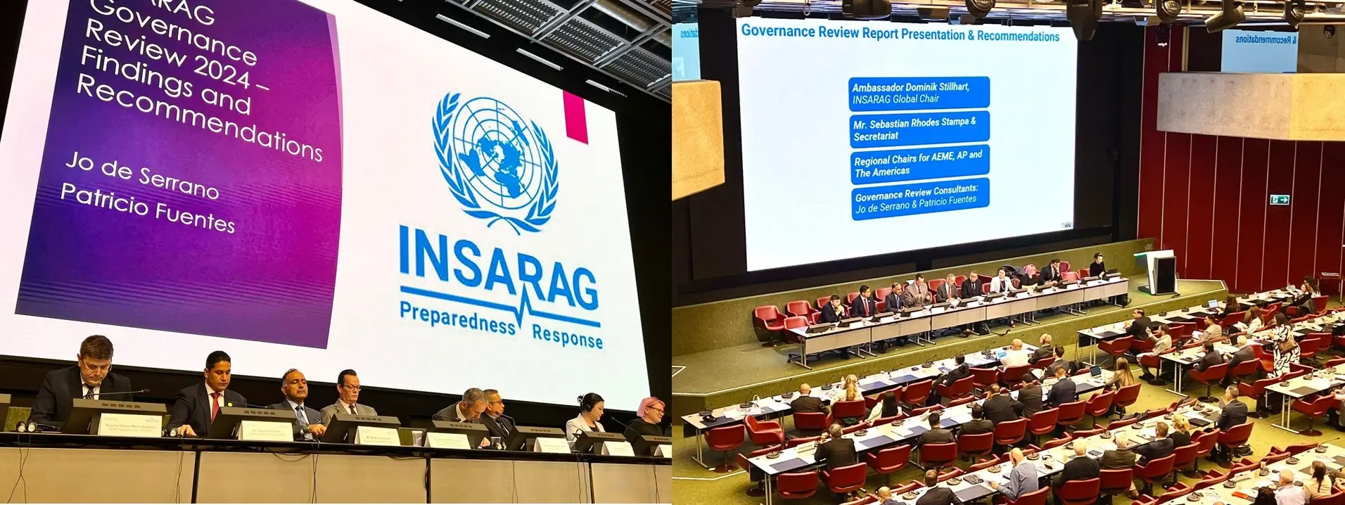 08-05-2024: Chairman NDMA Lt Gen Imam Haider Malik, being the Chair of incumbent Asia Pacific Region of INSARAG, presided the UN INSARAG Steering Group Meeting in Geneva, Switzerland